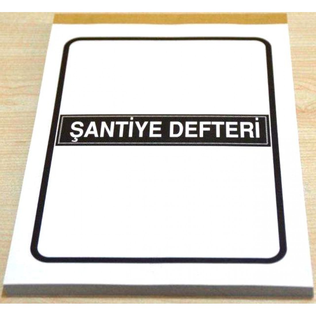 Günlük Şantiye Defteri 01 - 31 Numaralı